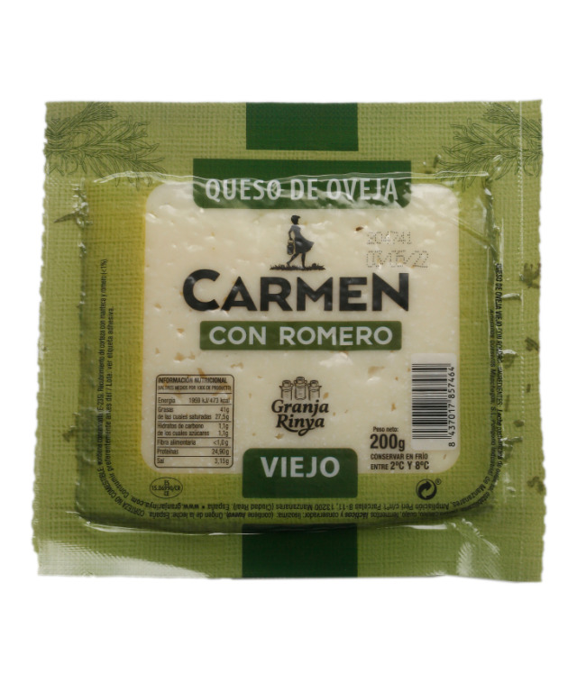 QUESO DE OVEJA CON ROMERO CARMEN