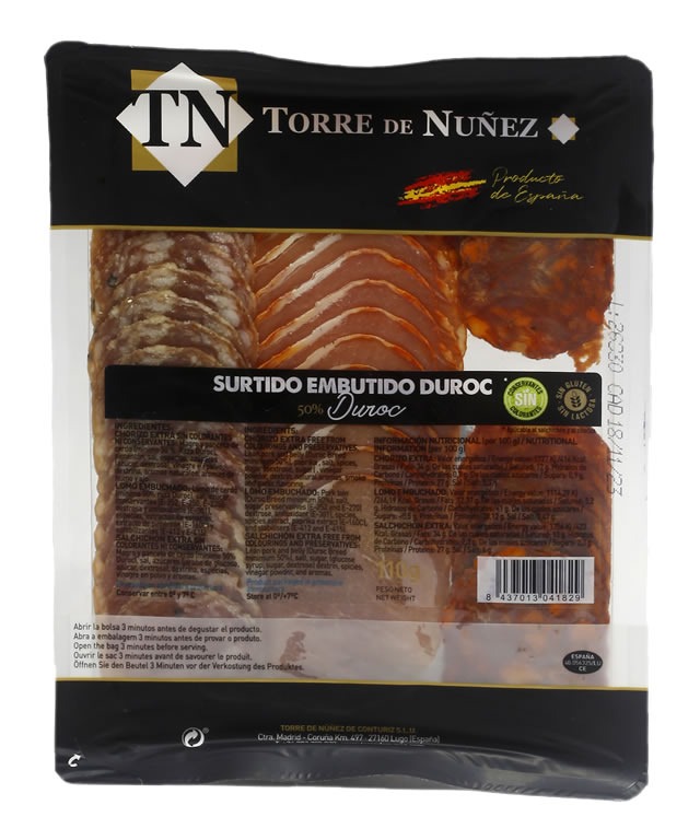 TORRE DE NUÑEZ SURTIDO LONCHEADO 110 grs