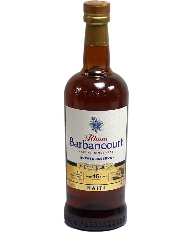 BARBANCOURT RHUM ESTATE RESERVE 15 yo