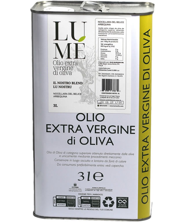 ACEITE OLIO EXTRA VIRGEN LUME