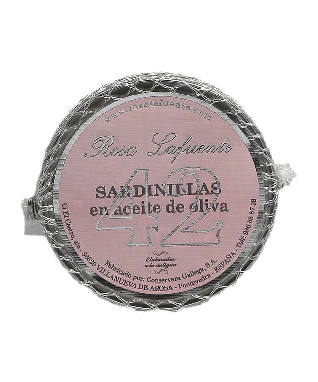 SARDINILLAS EN ACEITE DE OLIVA ROSA LA FUENTE