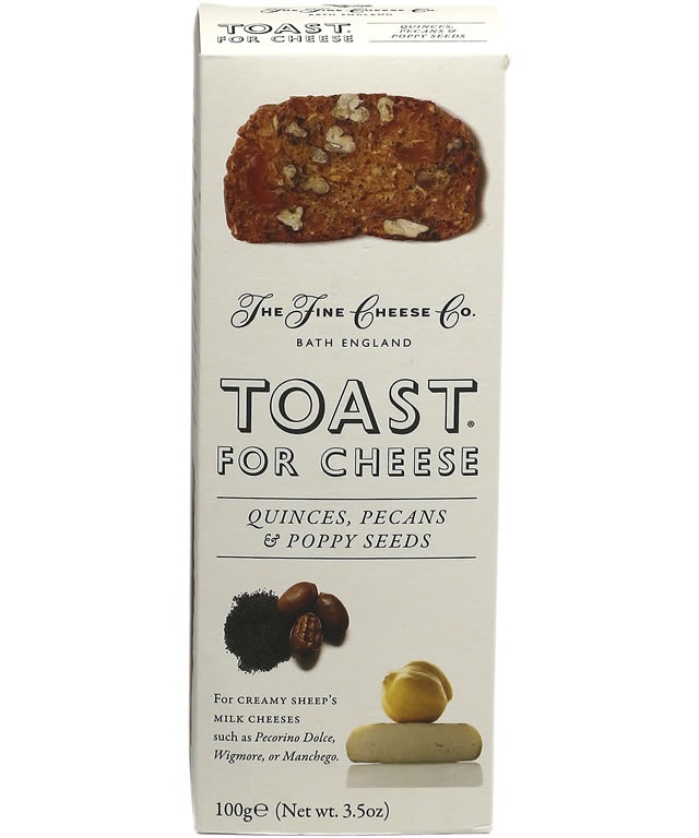 TOSTADAS FINE QUINCES PECANS & POPPY SEEDS